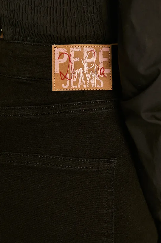 čierna Pepe Jeans - Rifle Dua 70's x Dua Lipa