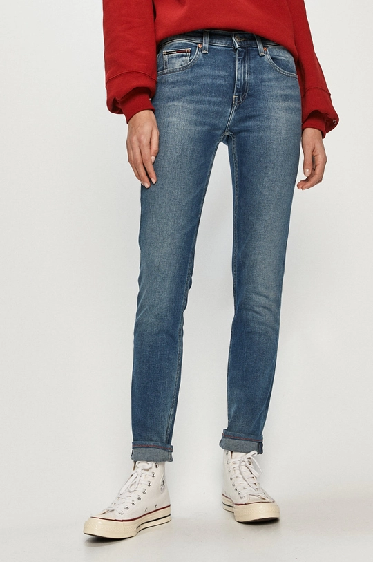 niebieski Tommy Jeans - Jeansy Imogen DW0DW08361 Damski