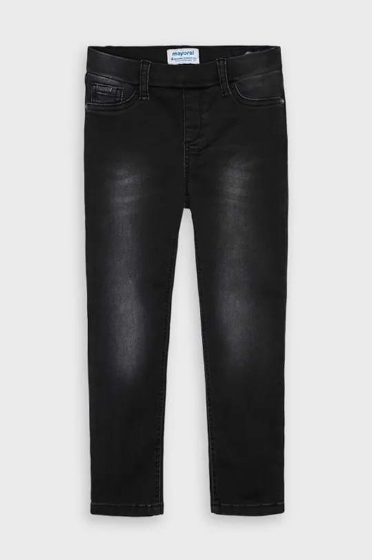 чёрный Mayoral - Детские джинсы 92-134 см. Для девочек