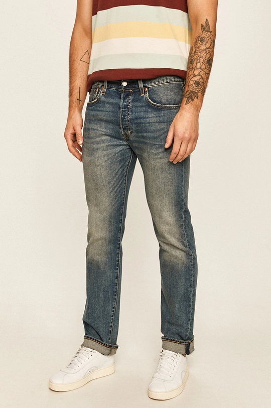 niebieski Levi's - Jeansy 501 Męski