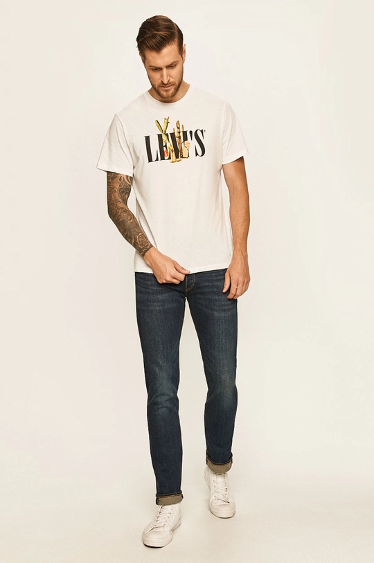 Levi's - Jeansy 501 granatowy