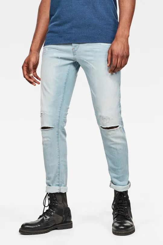 niebieski G-Star Raw - Jeansy 3301 51001.C296.B476 Męski