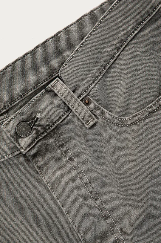 Levi's - Rifľové krátke nohavice sivá