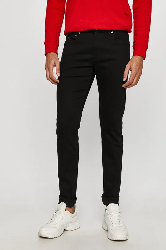 czarny Calvin Klein Jeans - Jeansy J30J315567 Męski