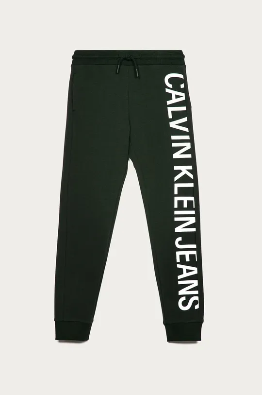 czarny Calvin Klein Jeans - Spodnie dziecięce 128-176 cm IB0IB00674 Chłopięcy
