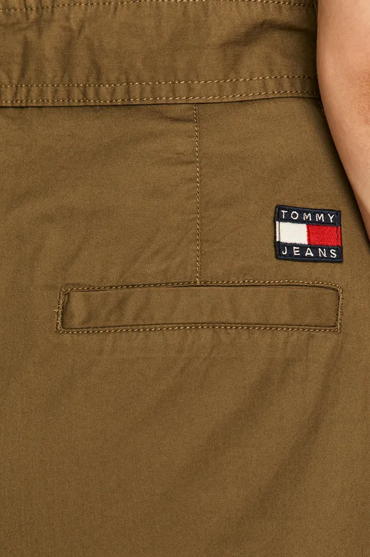 zielony Tommy Jeans - Spodnie DW0DW08321