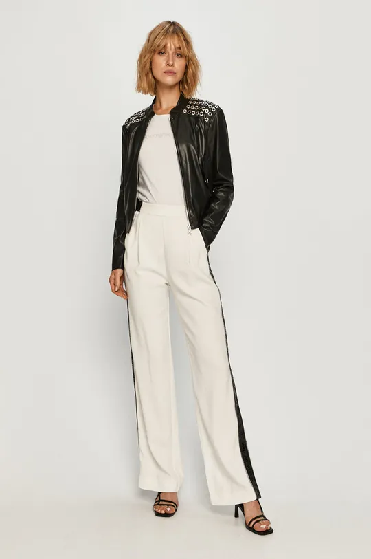 Karl Lagerfeld - Spodnie 205W1001 biały