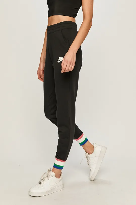 czarny Nike Sportswear - Spodnie Damski