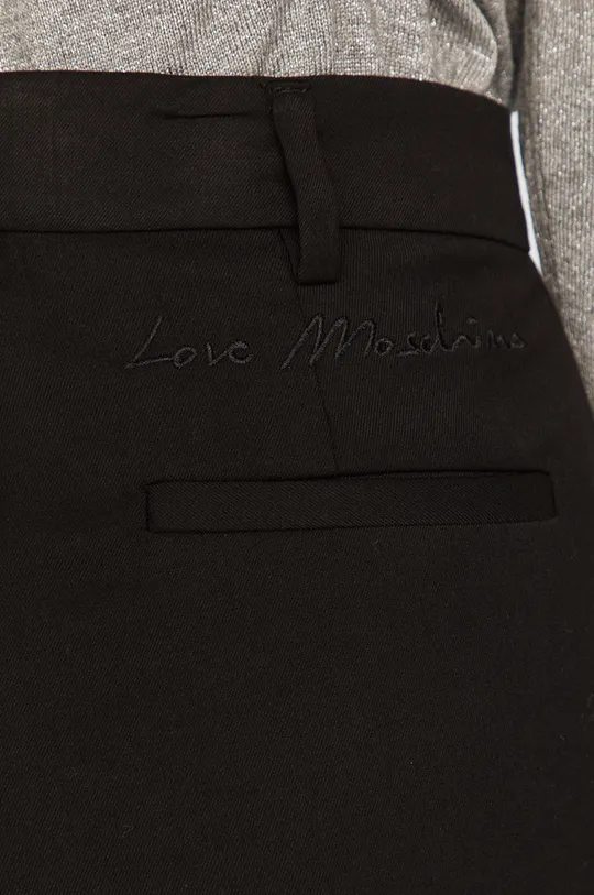 czarny Love Moschino - Spodnie