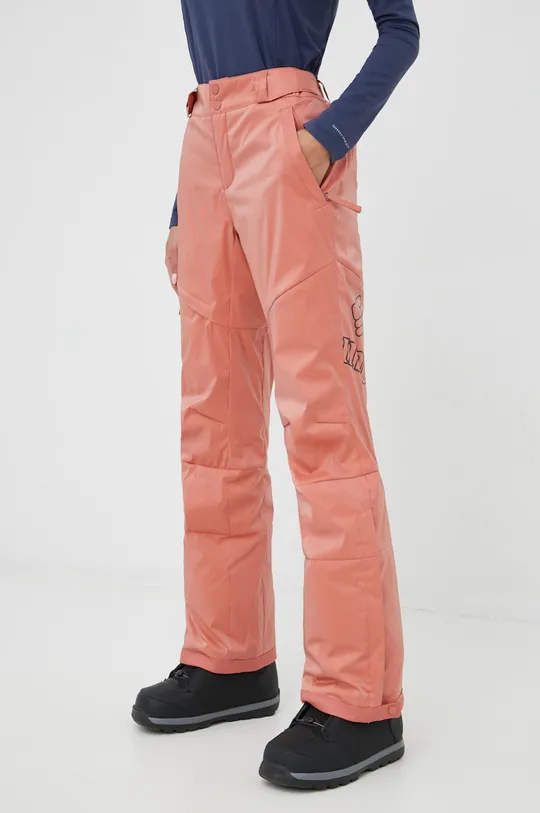 oranžna Columbia hlače Kick Turner Ženski