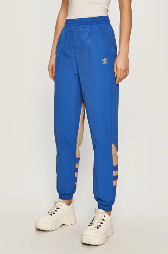 niebieski adidas Originals - Spodnie GD2328 Damski