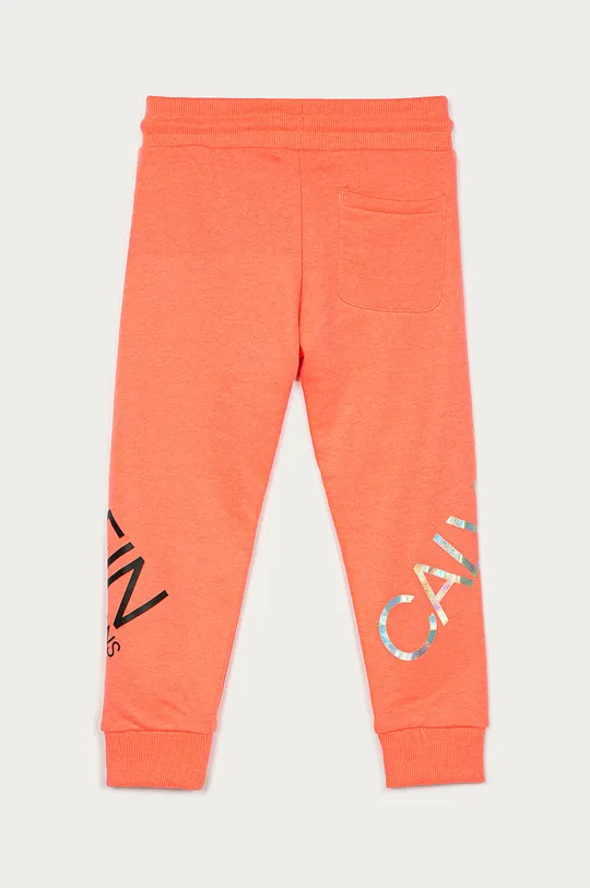 Calvin Klein Jeans - Detské nohavice 104-176 cm oranžová