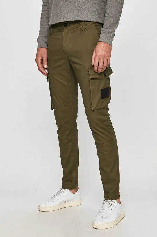 zelená Calvin Klein Jeans - Nohavice Pánsky