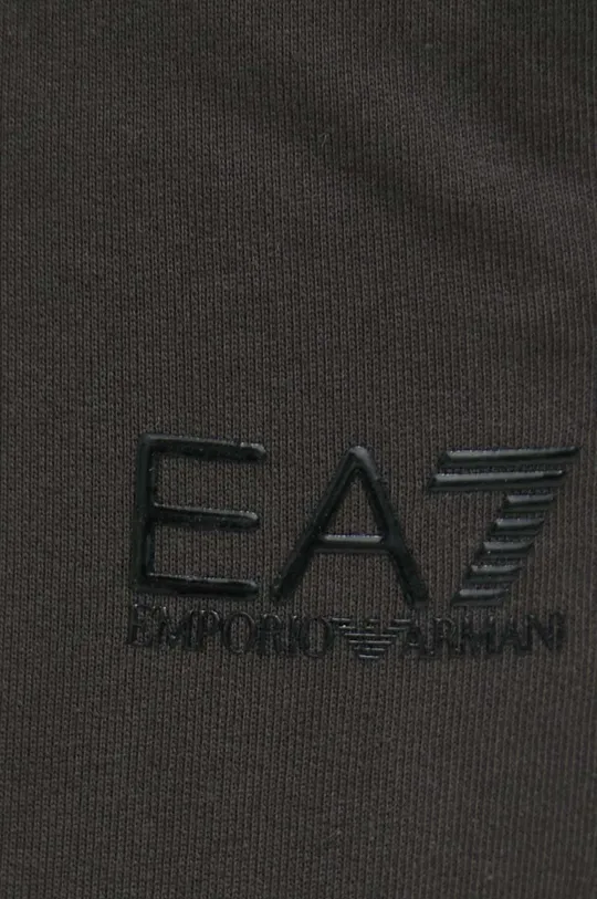 πράσινο Βαμβακερό παντελόνι EA7 Emporio Armani