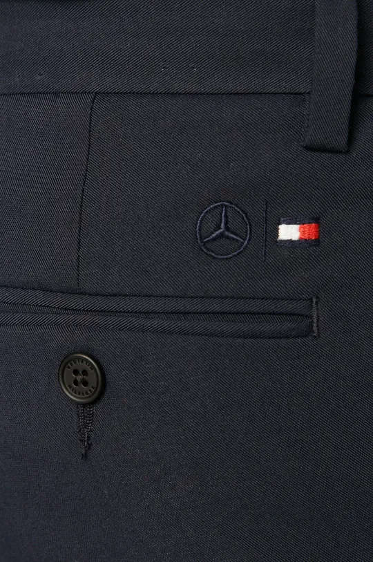 tmavomodrá Tommy Hilfiger Tailored - Nohavice x Mercedes