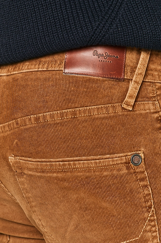 brązowy Pepe Jeans - Spodnie Stanley