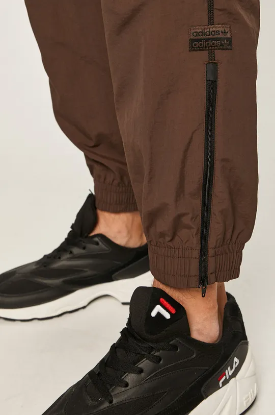 brązowy adidas Originals - Spodnie GD9334