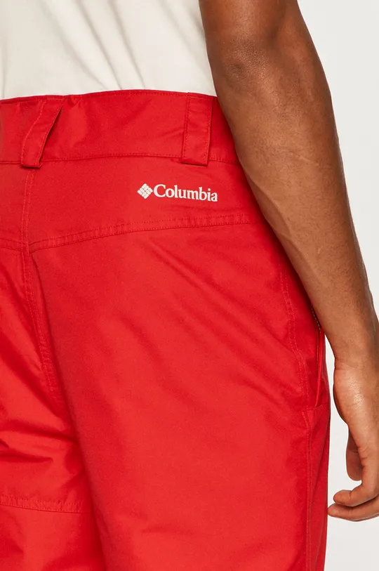 czerwony Columbia - Spodnie snowboardowe