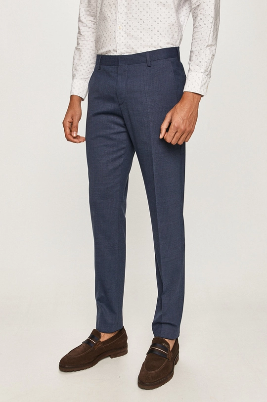 tmavomodrá Tommy Hilfiger Tailored - Nohavice Pánsky