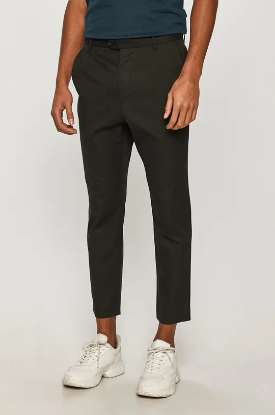 czarny AllSaints - Spodnie KATO TROUSER Męski