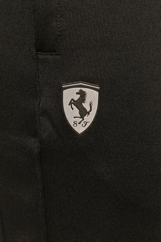czarny Puma - Spodnie x Ferrari 596129
