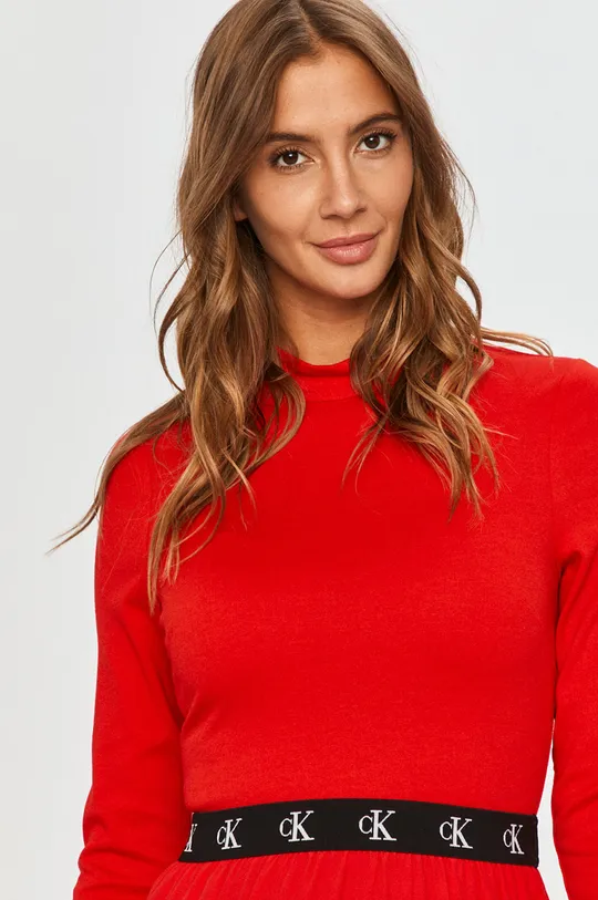 červená Calvin Klein Jeans - Šaty