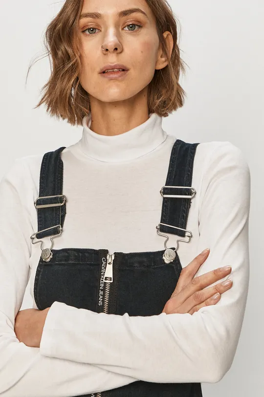 tmavomodrá Calvin Klein Jeans - Šaty