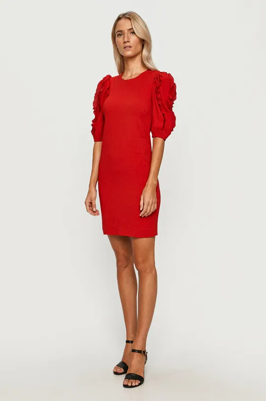 Red Valentino - Sukienka czerwony