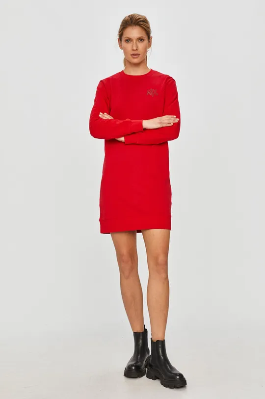 Armani Exchange - Платье красный