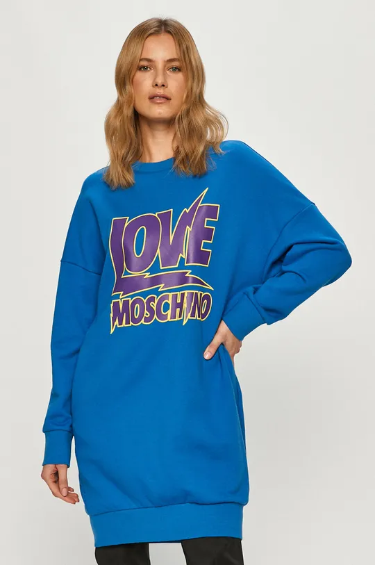 modrá Love Moschino - Šaty Dámsky