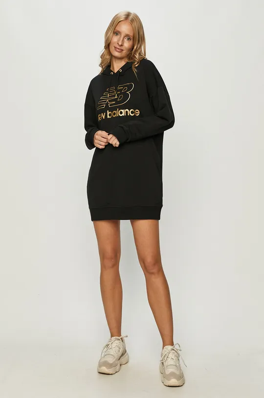 New Balance - Šaty WD03501BK čierna