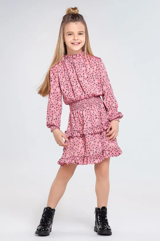 ροζ Mayoral - Παιδικό φόρεμα 128-167 cm Για κορίτσια