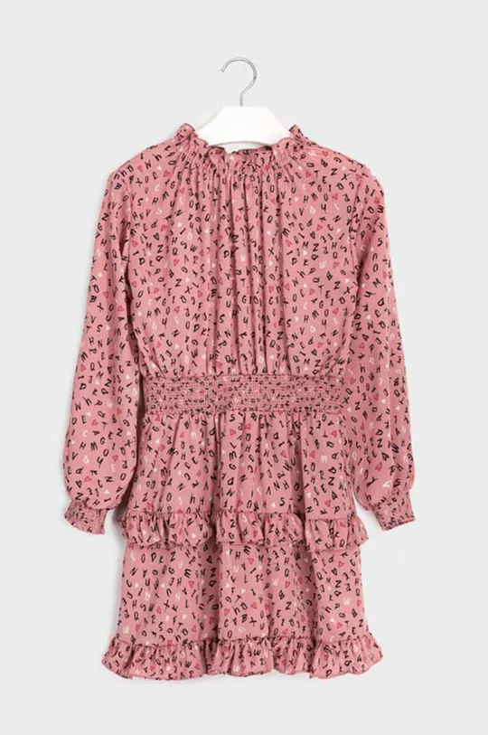 Mayoral - Παιδικό φόρεμα 128-167 cm ροζ