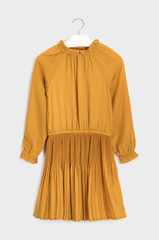 Mayoral - Παιδικό φόρεμα 128-167 cm κίτρινο