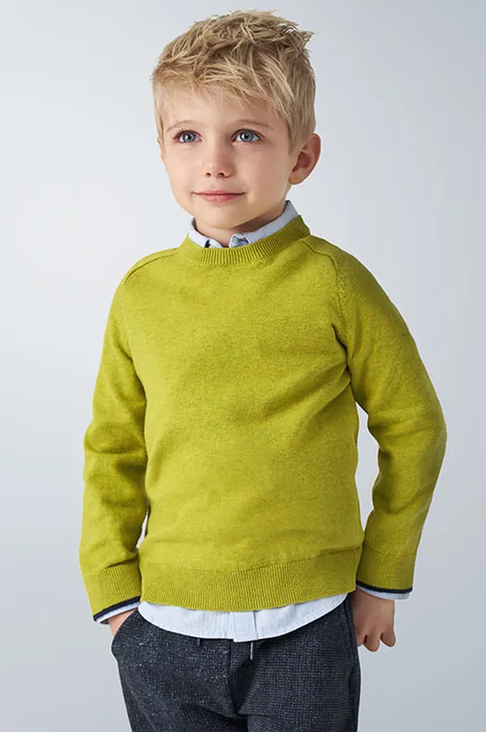 зелёный Mayoral - Детский свитер 92-134 см. Для мальчиков
