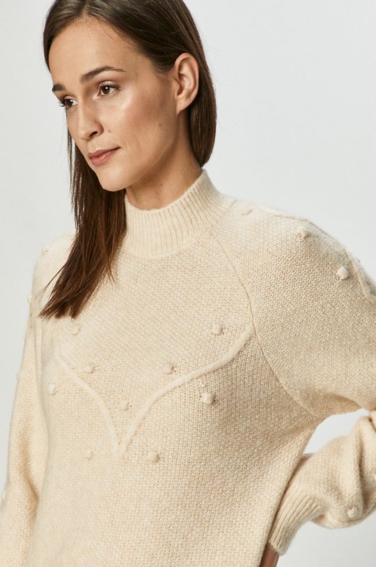 kremowy Vero Moda - Sweter