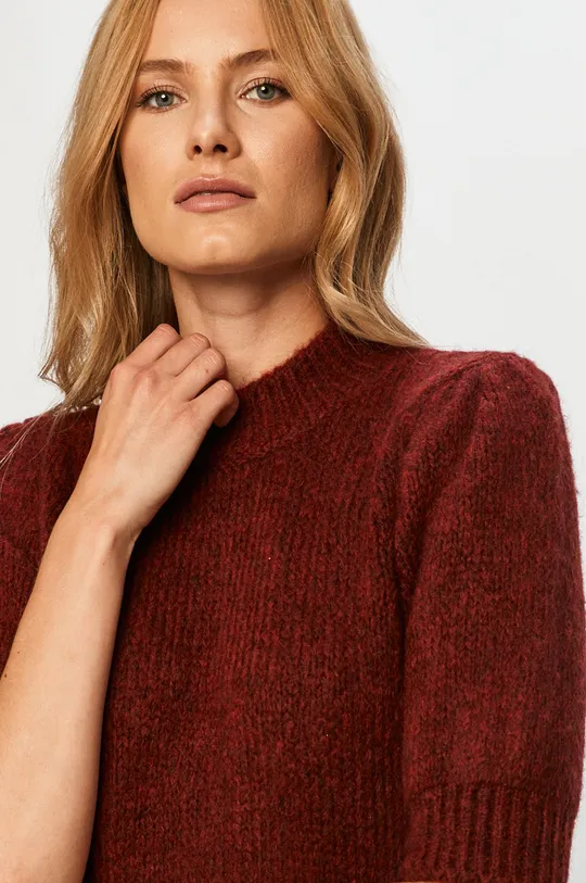 bordowy Vero Moda - Sweter