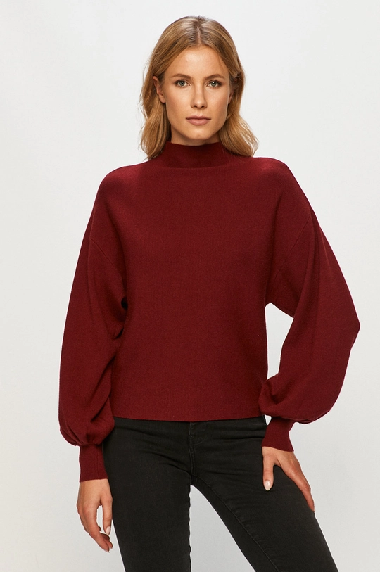 burgundské Vero Moda - Sveter Dámsky