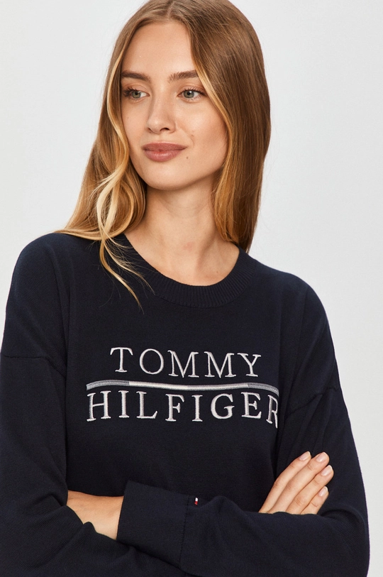 tmavomodrá Tommy Hilfiger - Sveter