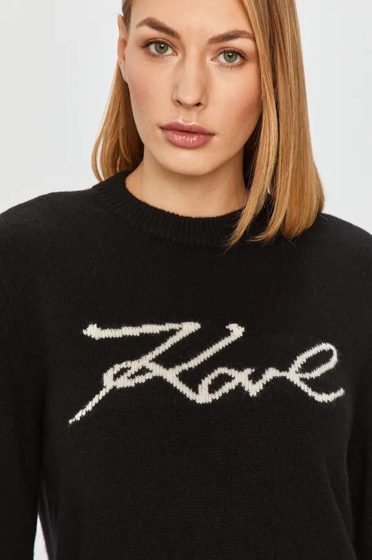 fekete Karl Lagerfeld pulóver