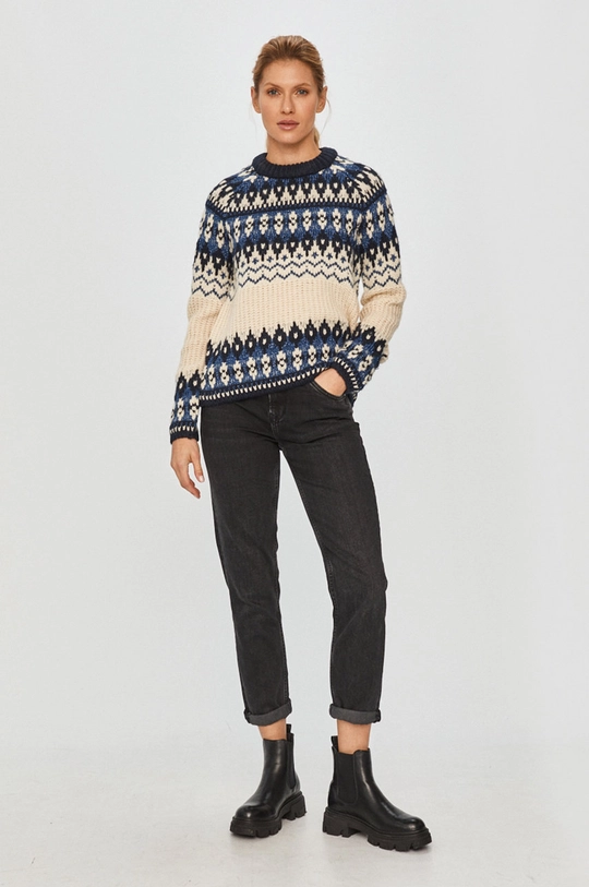 granatowy Scotch & Soda - Sweter Damski