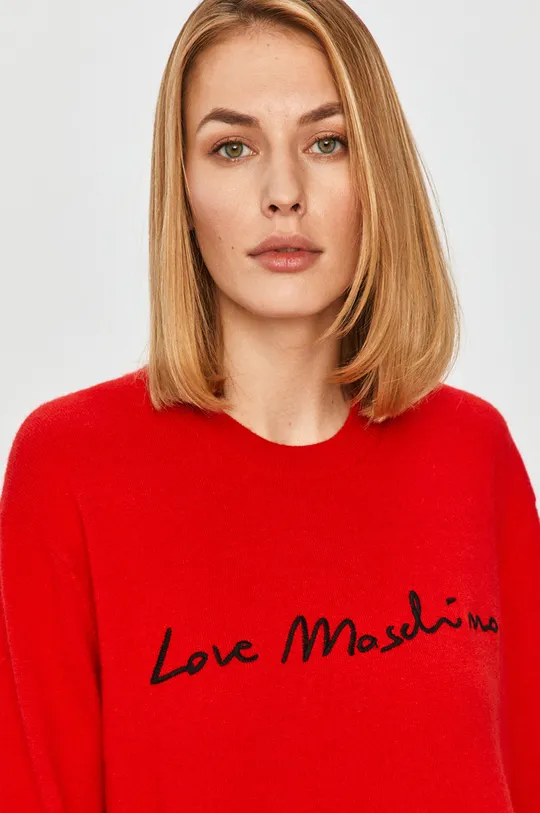 czerwony Love Moschino - Sweter