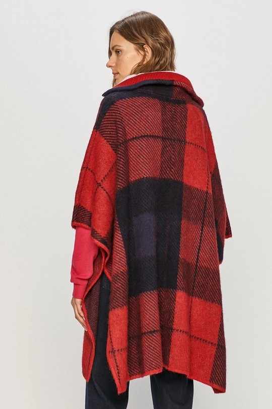 Tommy Hilfiger - Poncho 33 % Bawełna, 1 % Elastan, 33 % Poliamid, 19 % Wełna, 14 % Alpaka