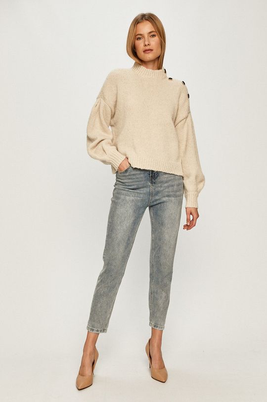 Vero Moda - Sweter kremowy