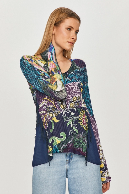 multicolor Desigual - Sweter 20WWJFA9 Damski