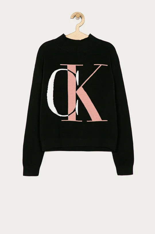 fekete Calvin Klein Jeans - Gyerek pulóver 140-176 cm Lány