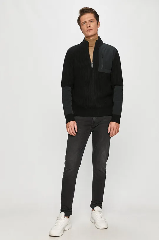 Calvin Klein Jeans - Sveter čierna