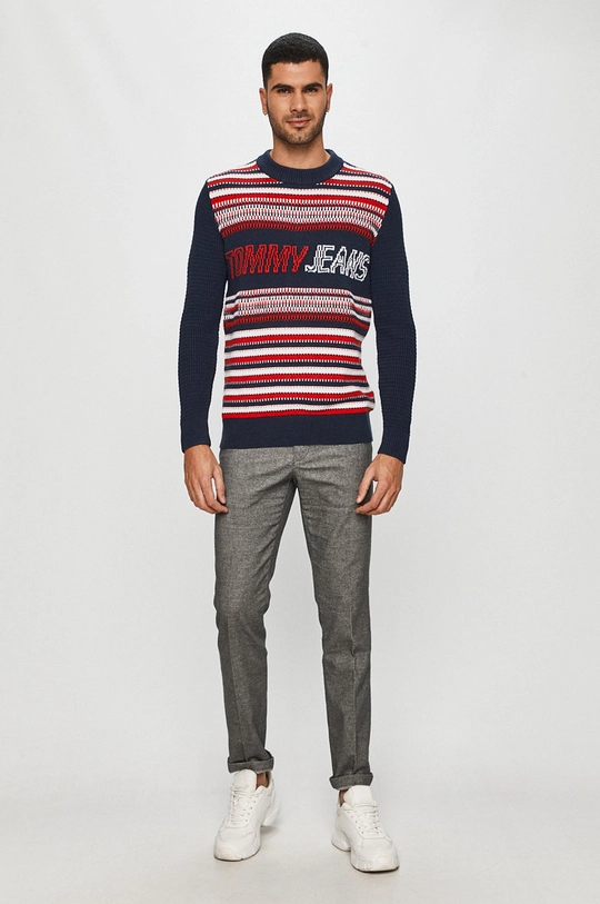 Tommy Jeans - Sweter DM0DM09446 granatowy