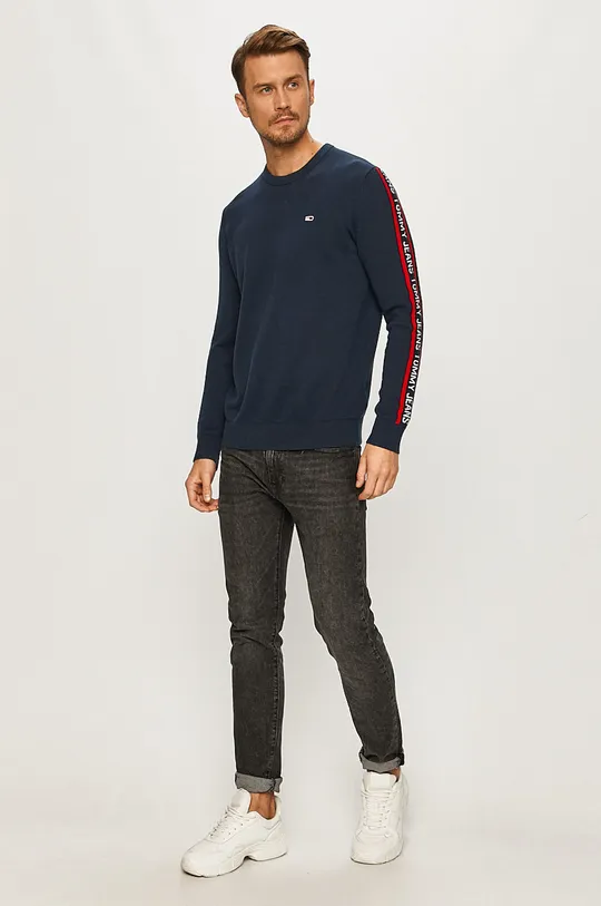 Tommy Jeans - Sweter DM0DM09464 granatowy