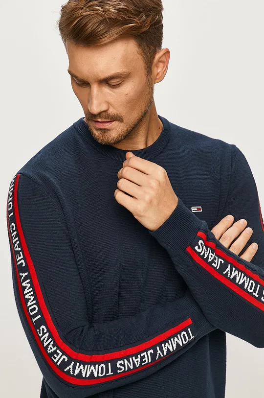 granatowy Tommy Jeans - Sweter DM0DM09464